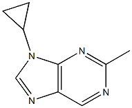 9-cyclopropyl-2-methyl-9H-purine Struktur