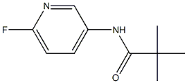 N-(6-fluoropyridin-3-yl)-2,2-dimethylpropanamide Struktur