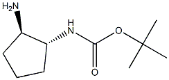 (1R,2R)-Boc-1,2-diaminocyclopentane Struktur