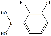 2-Bromo-3-chlorophenylboronic acid Struktur