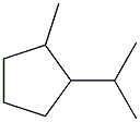 1-methyl-2-isopropylcyclopentane Struktur