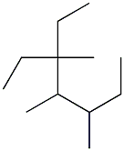 3,4,5-trimethyl-3-ethylheptane Struktur