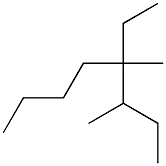 3,4-dimethyl-4-ethyloctane Struktur