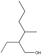 3-methyl-2-ethyl-1-hexanol Struktur