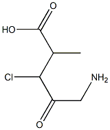 METHYL-2-R-AMINO-ACETYL-3-CHLOROPROPIONATE Struktur