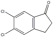 5,6-DICHLORO-2,3-DIHYDRO-1H-INDEN-1-ONE Struktur