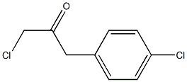 1-CHLORO-3-(4-CHLOROPHENYL)ACETONE Struktur