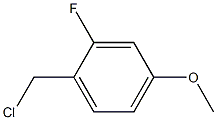 4METHOXY-2-FLUOROBENZYL CHLORIDE Struktur