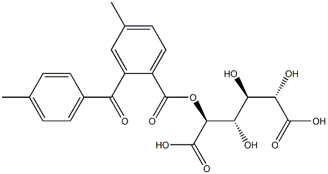 DI-O-TOLUOYL-D-TARARIC ACID Struktur