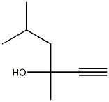 3-hydroxy-3,5-dimethyl-1-hexyne Struktur