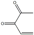 4-penten-2,3-dione Struktur