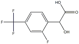 2-FLUORO-4-(TRIFLUOROMETHYL)MANDELIC ACID Struktur