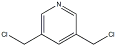 3,5-bis(chloromethyl)pyridine Struktur