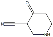 4-Oxopiperidine-3-carbonitrile Struktur