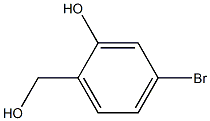 4-BROMO-2-HYDROXYBENZYL ALCOHOL Struktur