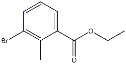 3-BROMO-2-METHYLBENZOIC ACID ETHYL ESTER Struktur