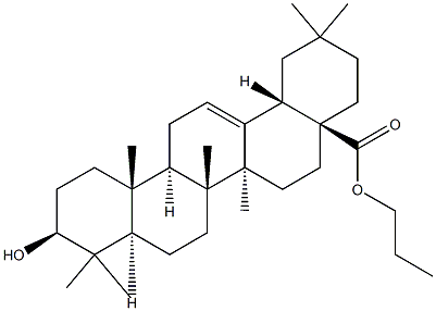 OLEANOLIC ACID PROPYL ESTER Struktur