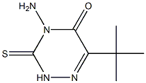 4-AMINO-6-TERT-BUTYL-3-THIOXO-3,4-DIHYDRO-1,2,4-TRIAZIN-5(2H)-ONE Struktur