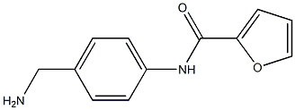 N-[4-(AMINOMETHYL)PHENYL]-2-FURAMIDE Struktur