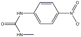 N-METHYL-N''-(4-NITROPHENYL)UREA Struktur