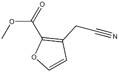 METHYL 3-(CYANOMETHYL)-2-FUROATE Struktur