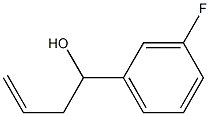 4-(3-FLUOROPHENYL)-1-BUTEN-4-OL 96% Struktur