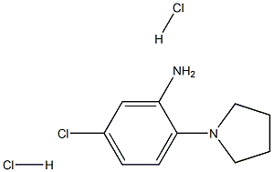 5-CHLORO-2-PYRROLIDIN-1-YLANILINE DIHYDROCHLORIDE Struktur