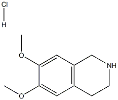 6,7-DIMETHOXY-1,2,3,4-TETRAHYDROISOQUINOLINE HYDROCHLORIDE 98+% T Struktur