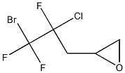 (3-BROMO-2-CHLORO-2,3,3-TRIFLUOROPROPYL)OXIRANE 97% Struktur