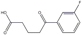 5-(3-FLUOROPHENYL)-5-OXOVALERIC ACID 95% Struktur