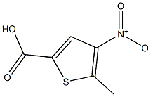 5-METHYL-4-NITROTHIOPHENE-2-CARBOXYLIC ACID Struktur