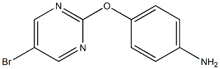 4-(5-BROMOPYRIMIDIN-2-YLOXY)PHENYLAMINE, 95+% Struktur