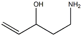 5-Amino-pent-1-en-3-ol Struktur