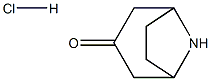 8-Azabicyclo[3.2.1]octan-3-one HCl Struktur