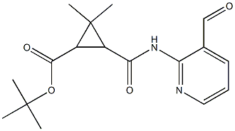 (3-FORMYL-PYRIDIN-2-YL)-CARNAMIC ACID TERT-BUTYL ESTER Struktur