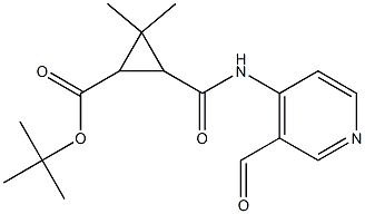 (3-FORMYL-PYRIDIN-4-YL)-CARNAMIC ACID TERT-BUTYL ESTER Struktur