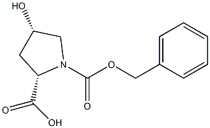 1-CBZ-CIS-4-HYDROXY-L-PROLINE Struktur