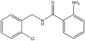 2-AMINO N-(2-CHLOROBENZYL )BENZAMIDE Struktur