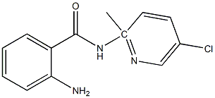 2-AMINO-N-[(2-METHYL-5-CHLORO)PYRIDINE-2-YL]BENZAMIDE Struktur