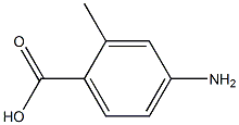 4-Amino-o-toluic Acid Struktur