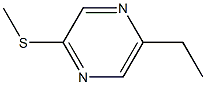 2-METHYLTHIO-5-ETHYLPYRAZINE Struktur