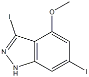 3,6-DIIODO-4-METHOXYINDAZOLE Struktur