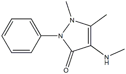 N-METHYLAMINOANTIPYRIN Struktur