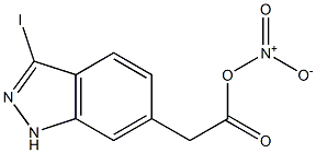 3-IODO-6-NITROINDAZOLE-6-METHYL CARBOXYLATE Struktur