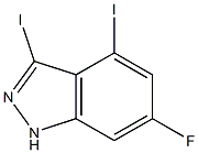 3,4-DIIODO-6-FLUOROINDAZOLE Struktur