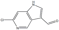 6-CHLORO-5-AZAINDOLE-3-CARBOALDEHYDE Struktur