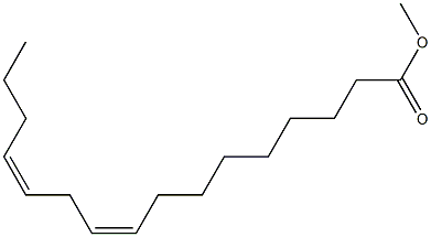 METHYL 9(Z),12(Z)HEXADECADIENOATE Struktur