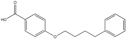 4-(4-PHENYL-1-BUTANOXY)BENZOIC ACID Struktur