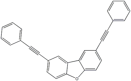 2,8-BIS(PHENYLETHYNYL)DIBENZOFURAN Struktur