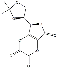 O2,O3-OXALYL-O5,O6-ISOPROPYLIDENEASCORBIC ACID Struktur